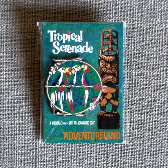 WDI WDW Attraction Poster Tropical Serenade Pin Tiki Room LE 300 Adventureland - Picture 3 of 7
